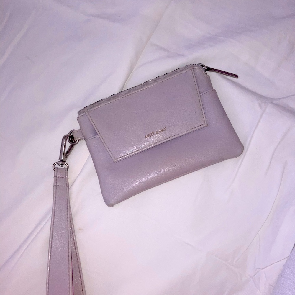 Lavender Matt & Nat Wristlet